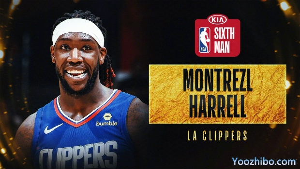 NBA最佳第六人<a href=/lanqiu_zbo/clippers/ target=_blank class=infotextkey>快船</a>前锋哈雷尔当选