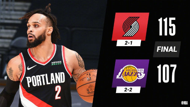 <a href=/lanqiu_zbo/blazers/ target=_blank class=infotextkey>开拓者</a>115-107战胜<a href=/lanqiu_zbo/lakers/ target=_blank class=infotextkey>湖人</a>