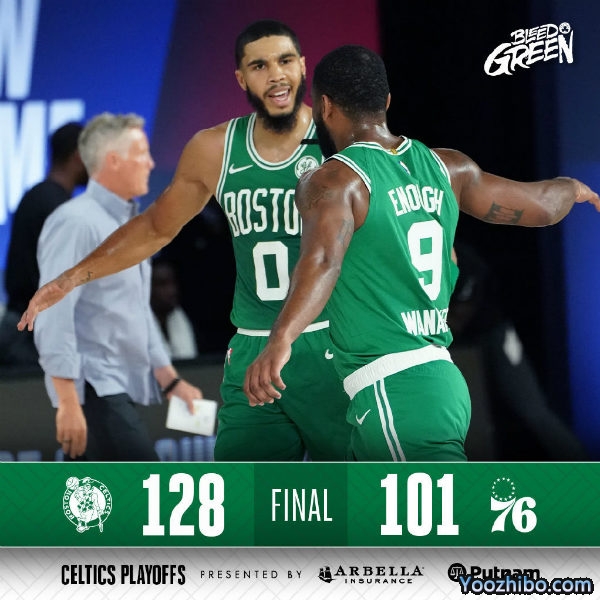 <a href=/lanqiu_zbo/celtics/ target=_blank class=infotextkey>凯尔特人</a>再胜<a href=/lanqiu_zbo/76ers/ target=_blank class=infotextkey>76人</a>大比分2-0！